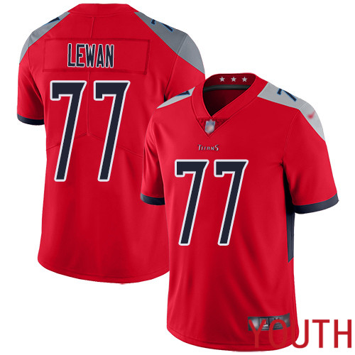 Tennessee Titans Limited Red Youth Taylor Lewan Jersey NFL Football #77 Inverted Legend